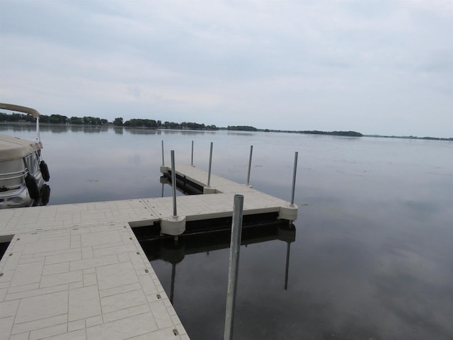 127 Linden Ln, Fox Lake, WI 53933 - dock with a water view