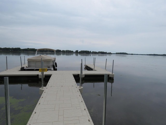 127 Linden Ln, Fox Lake, WI 53933 - dock with a water view
