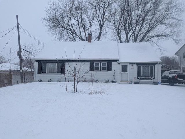 view of ranch-style house