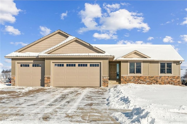 1787 Otter Way, New Richmond, WI 54017 - view of front of home featuring a garage