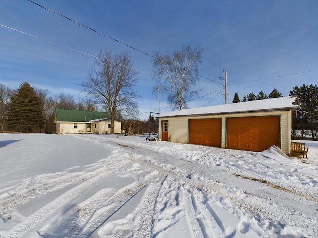 3675 Flanner Ln, Laona, WI 54541 - exterior space featuring a garage and an outdoor structure