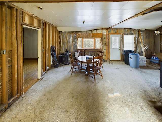 3675 Flanner Ln, Laona, WI 54541 - view of carpeted dining area