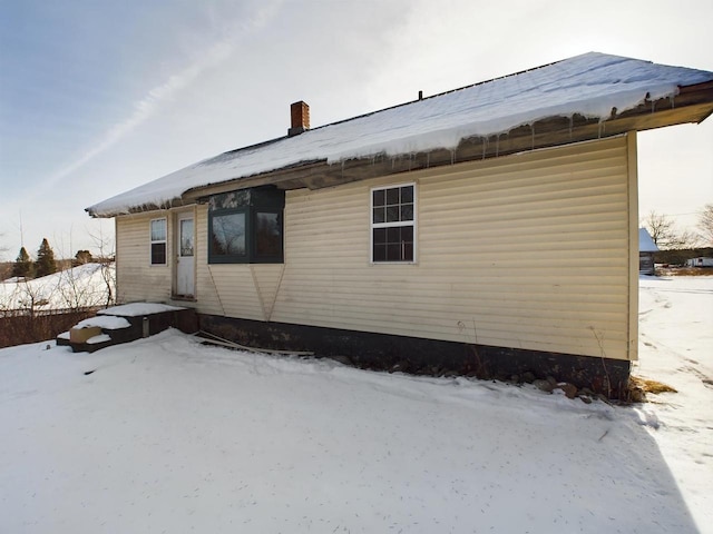 3675 Flanner Ln, Laona, WI 54541 - view of snow covered exterior