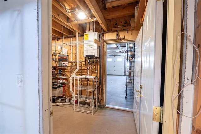 15035W Goss Rd, Hayward, WI 54843 - interior space featuring water heater
