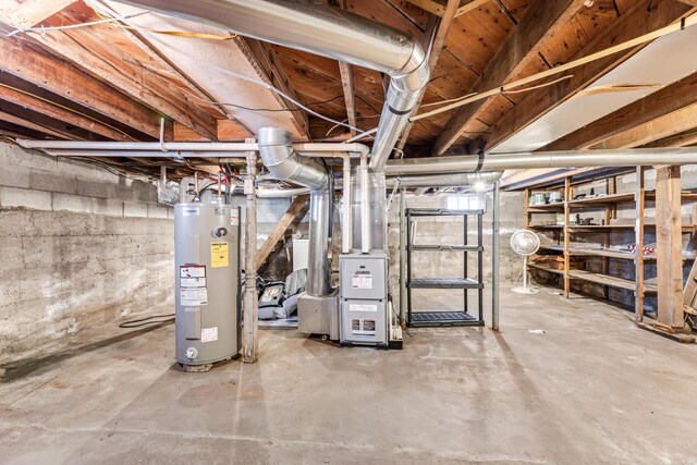 429 W Juneau St, Tomah, WI 54660 - basement with water heater and heating unit