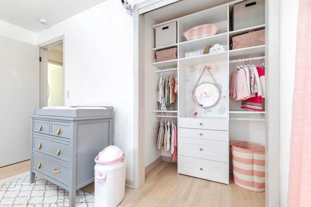 view of closet