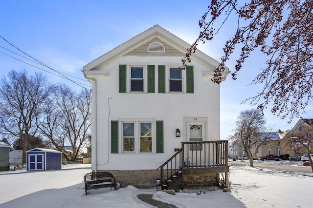 51 W 10th Ave, Oshkosh, WI 54902 - view of front facade with a shed