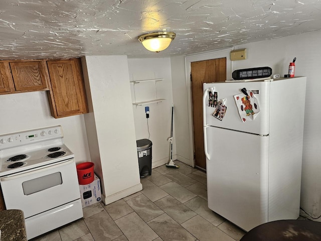 kitchen with white appliances