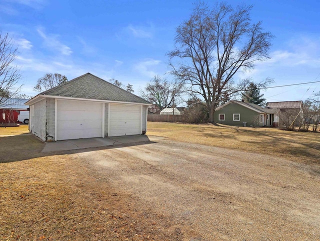 505 S Howard St, Princeton, WI 54968 - view of detached garage