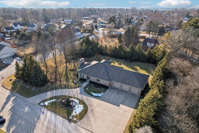 drone / aerial view
