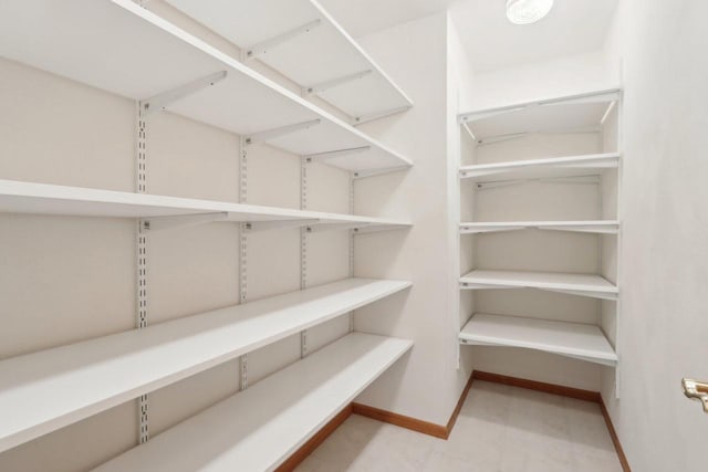 view of pantry