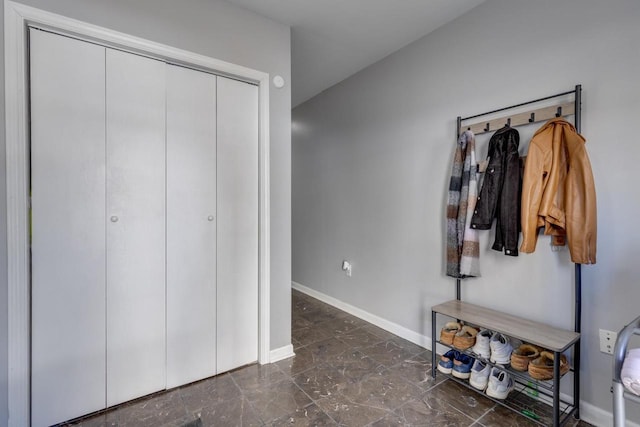 bedroom with a closet