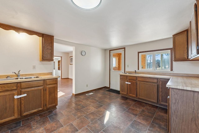 kitchen featuring sink