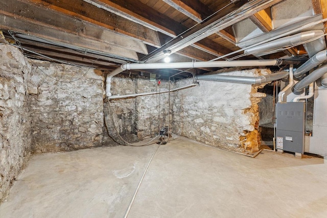 view of basement