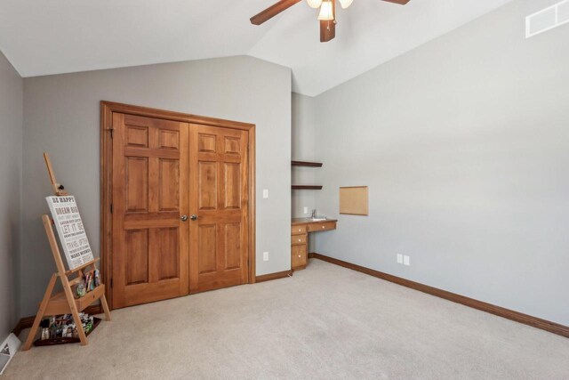 N33W29204 Millridge Rd, Pewaukee, WI 53072 - carpeted bedroom with ceiling fan and vaulted ceiling