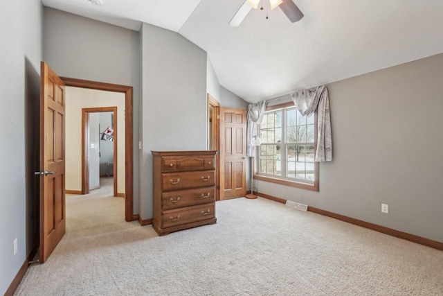 N33W29204 Millridge Rd, Pewaukee, WI 53072 - carpeted bedroom featuring ceiling fan and lofted ceiling