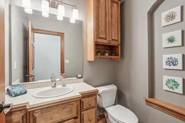 N33W29204 Millridge Rd, Pewaukee, WI 53072 - bathroom featuring toilet and vanity