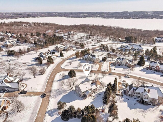 N33W29204 Millridge Rd, Pewaukee, WI 53072 - view of snowy aerial view