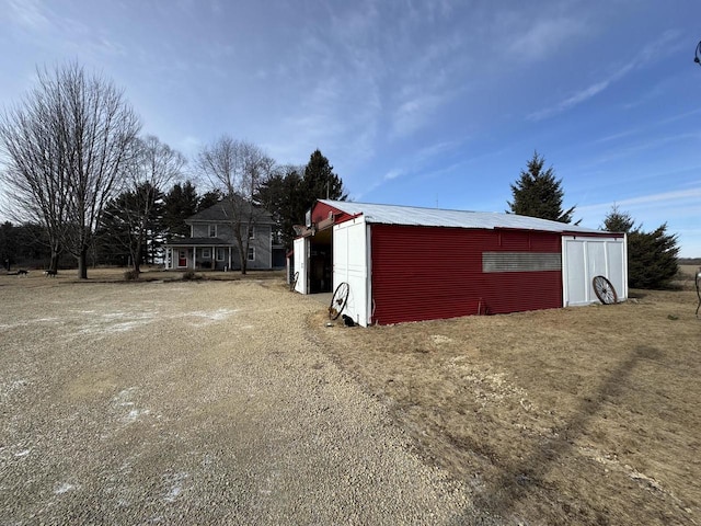 view of outbuilding