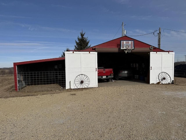 view of outbuilding