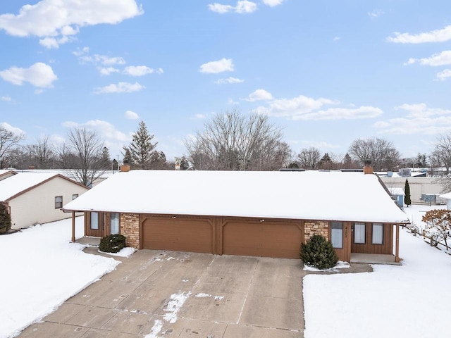 view of ranch-style home