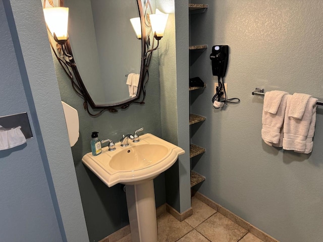 bathroom featuring tile patterned floors