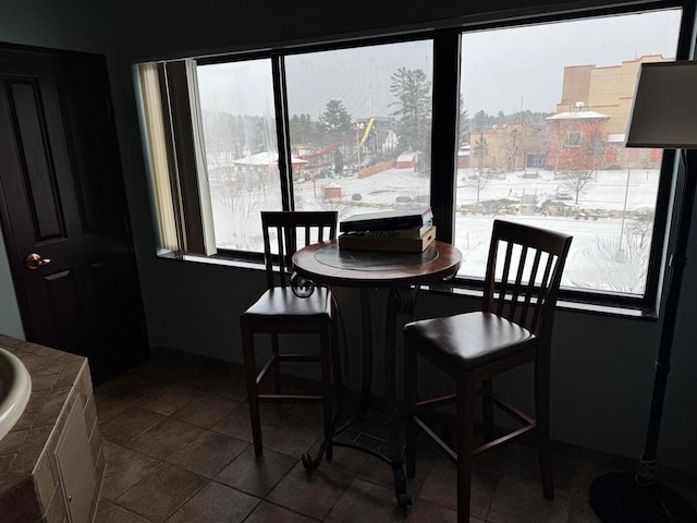 view of dining room