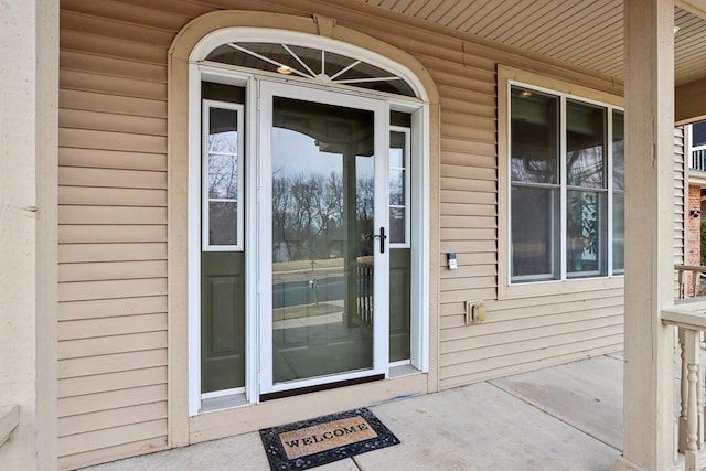 view of property entrance