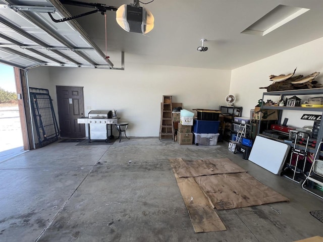 N8551 Lake Cabin Dr, New Lisbon, WI 53950 - garage featuring a garage door opener