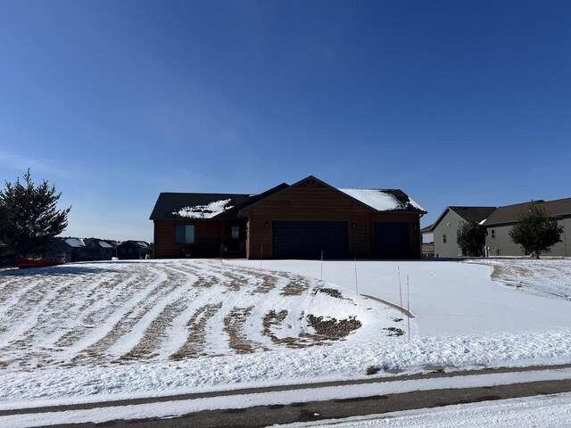 N8551 Lake Cabin Dr, New Lisbon, WI 53950 - exterior space with a garage