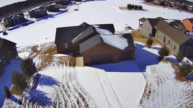 N8551 Lake Cabin Dr, New Lisbon, WI 53950 - view of snowy aerial view