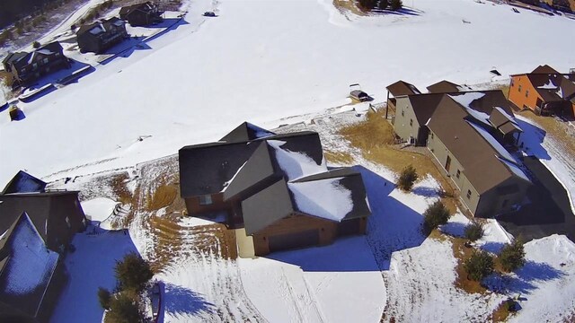 N8551 Lake Cabin Dr, New Lisbon, WI 53950 - view of snowy aerial view