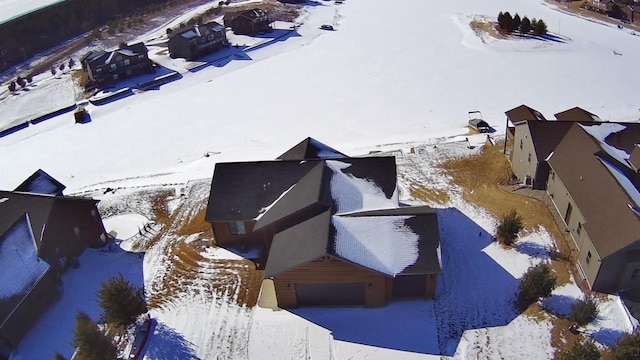 N8551 Lake Cabin Dr, New Lisbon, WI 53950 - view of snowy aerial view