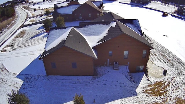 N8551 Lake Cabin Dr, New Lisbon, WI 53950 - view of snowy aerial view