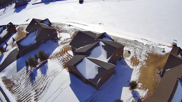 N8551 Lake Cabin Dr, New Lisbon, WI 53950 - view of snowy aerial view