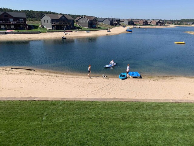 N8551 Lake Cabin Dr, New Lisbon, WI 53950 - view of water feature with a view of the beach