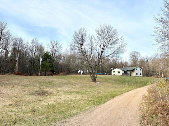 view of road