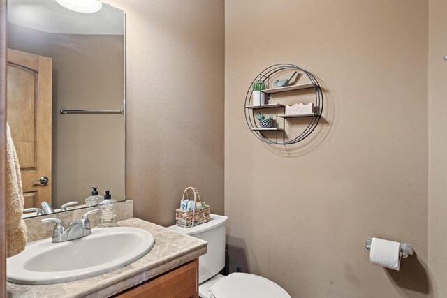 6507 Willow Ct, Waterford, WI 53185 - bathroom with vanity and toilet