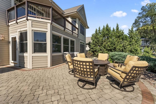 6507 Willow Ct, Waterford, WI 53185 - view of patio / terrace featuring a balcony