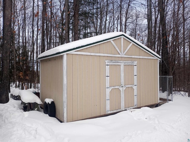 33315 State Highway 13, Bayfield, WI 54814 - snow covered structure featuring a shed