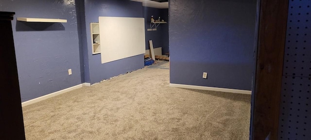 spare room with carpet floors