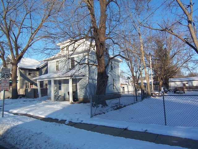 exterior space featuring a porch