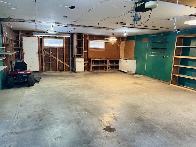 W7679 Oak St, Shiocton, WI 54170 - garage with a garage door opener