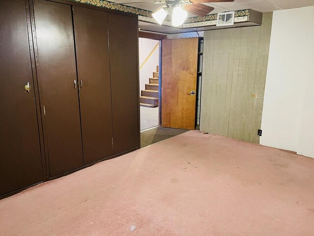 W7679 Oak St, Shiocton, WI 54170 - unfurnished bedroom with dark carpet