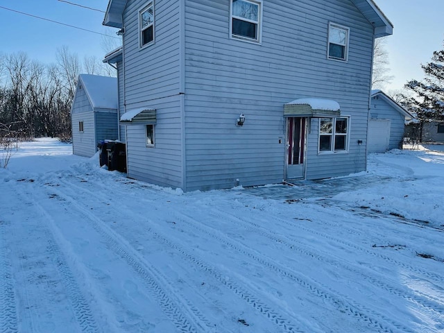 W7679 Oak St, Shiocton, WI 54170 - view of snow covered property