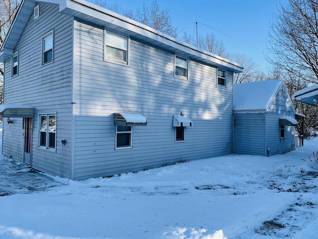 W7679 Oak St, Shiocton, WI 54170 - view of snow covered house