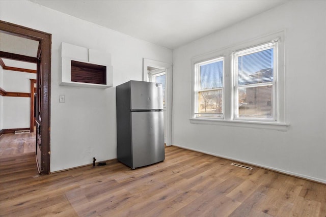 interior space featuring light hardwood / wood-style floors