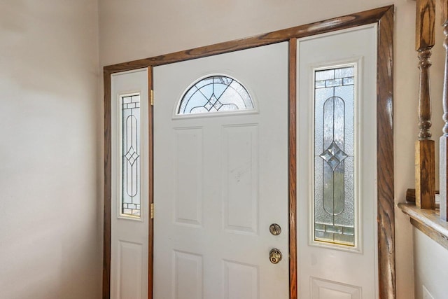 entryway with plenty of natural light