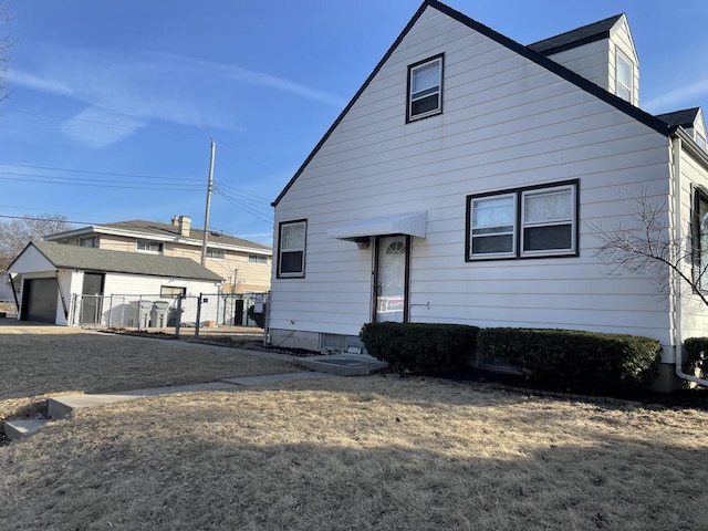 view of rear view of house