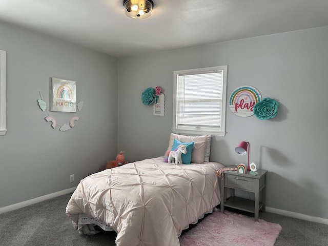 bedroom featuring carpet flooring